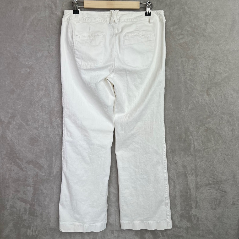J Crew Jeans Womens 8 City Fit Denim Trouser Patch Pocket Vintage HK - Picture 2 of 10